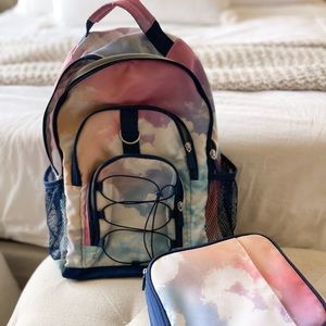 Pottery Barn Teen backpack and lunchbox